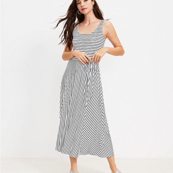 LOFT Dresses & Skirts - NWT LOFT striped midi dress